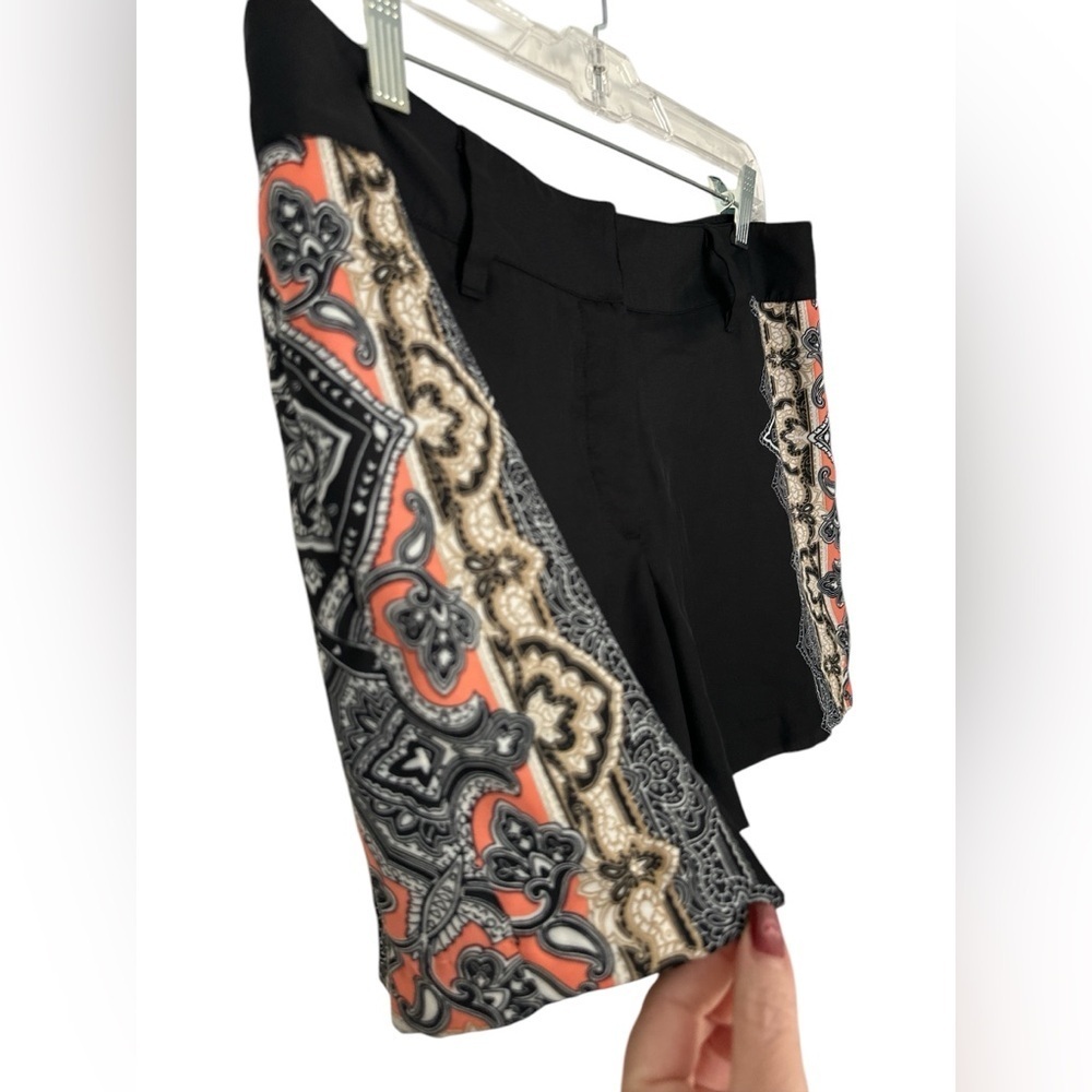 Cache Black With Side Design Short Lined Nwot - image 3